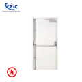 double fire doors 90mins fireproof time emergency steel fire exit door with panic bar